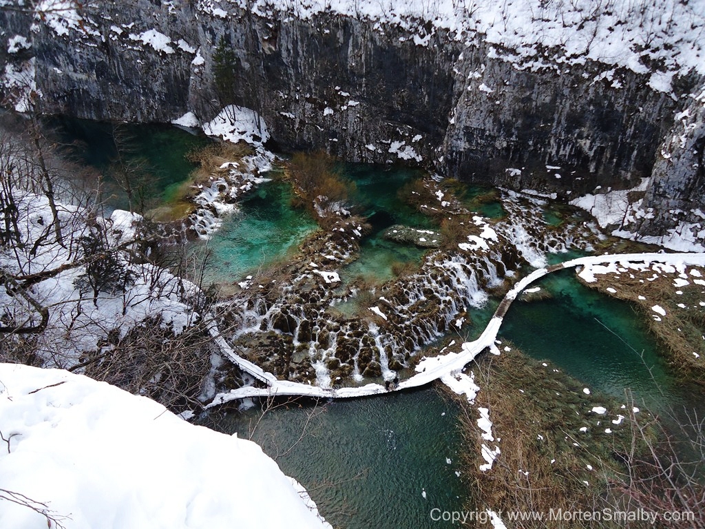 National park Plitvice vinter